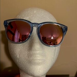 Stylish Blenders Eyewear Pacific Grace Polarized Blue Framed Sunglasses